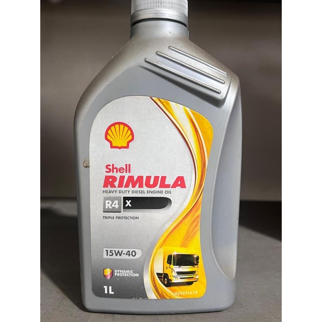 Oli Mesin Mobil Diesel Shell Rimula R4X Kemasan 1L