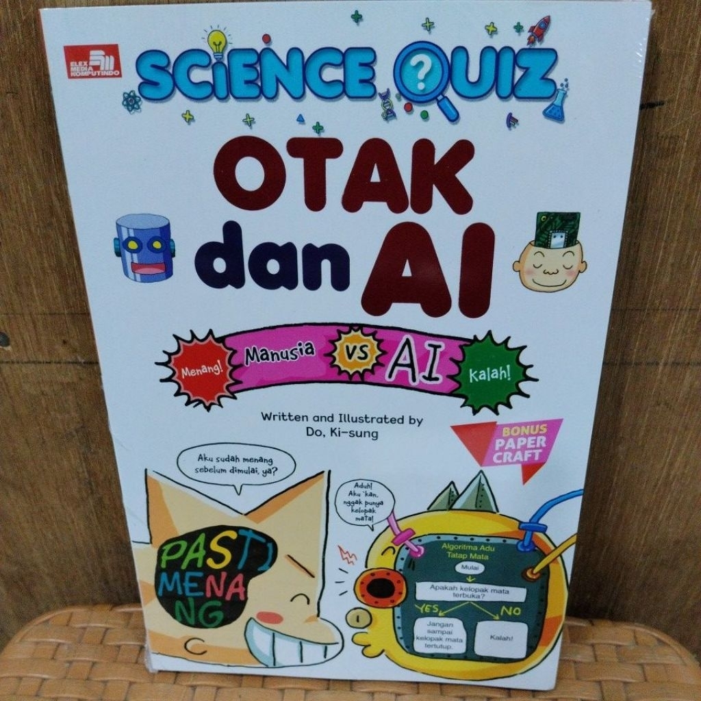 BUKU BARU ORIGINAL SEGEL SCIENCE QUIZ/OTAK dan AI