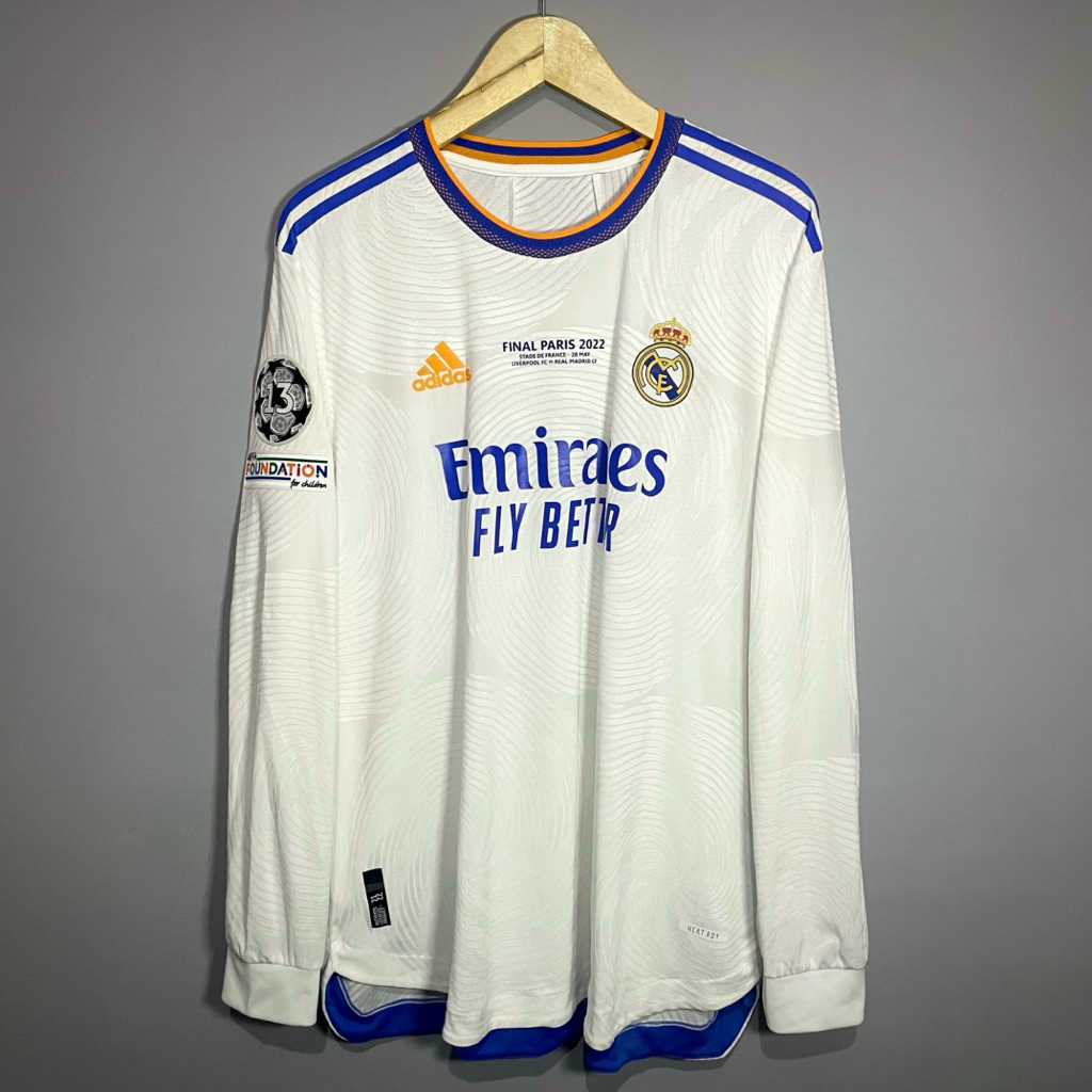 Jersey Original Real Madrid Home 2021/2022 LongSleeve Player Issue Valverde - XL