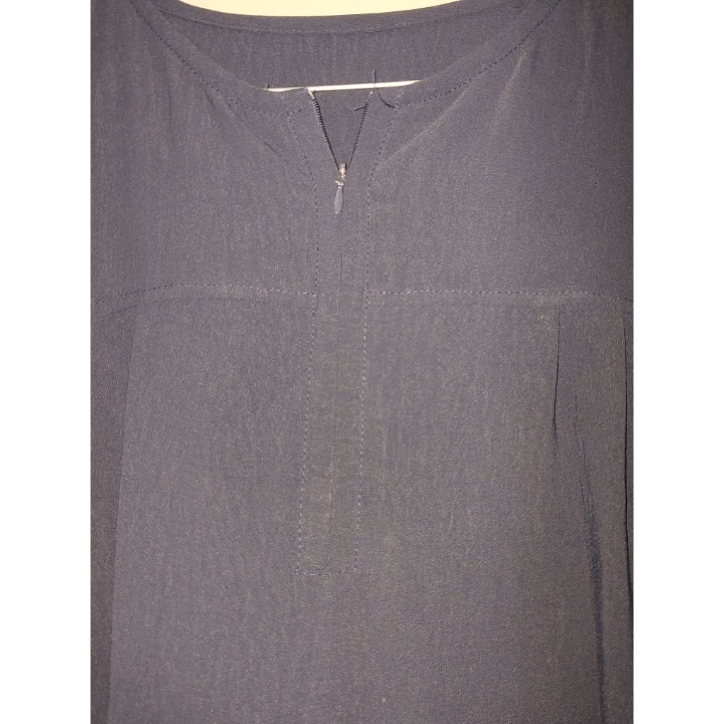gamis polos warna navy