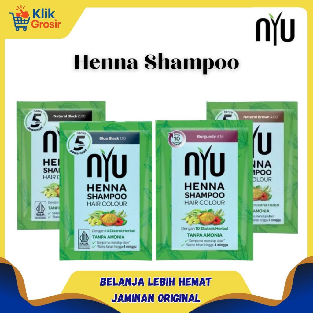 NYU Henna Shampoo Hair Colour \ NYU Henna Shampoo Hair Color