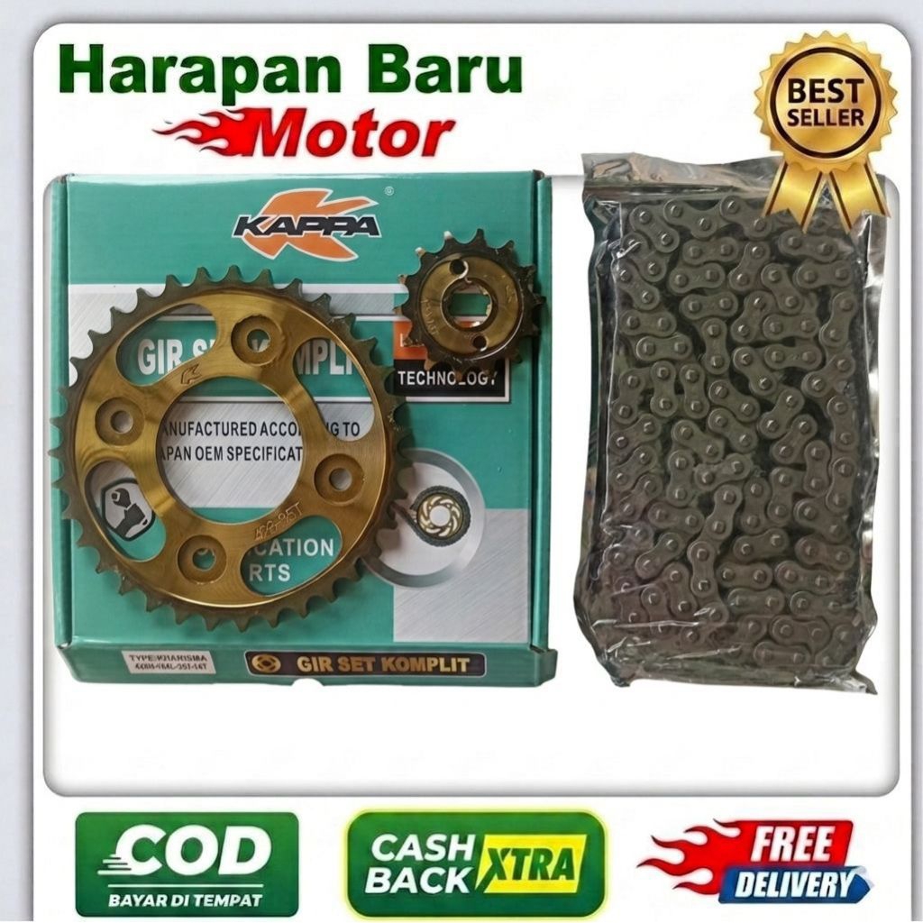 GEAR PAKET KARISMA KAPPA - HARAPAN BARU MOTOR