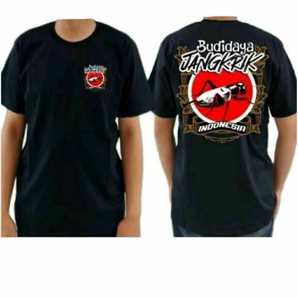 KAOS LENGAN PENDEK BUDIDAYA JANGKRIK