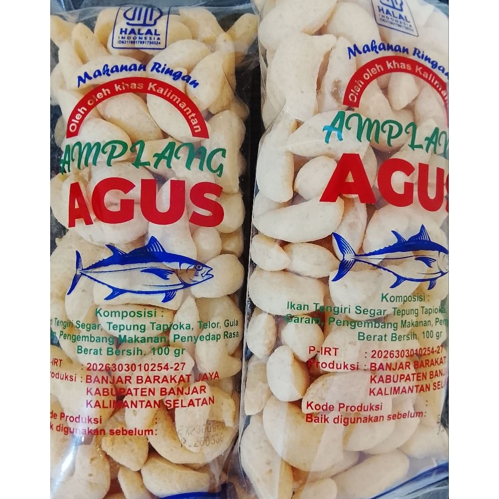 Amplang AGUS khas Kalimantan ( halal )