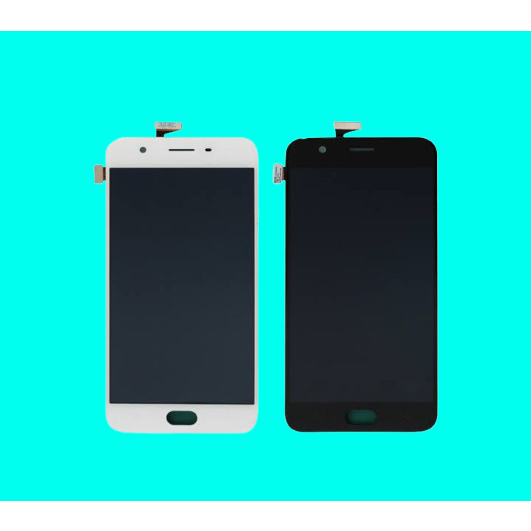 OPPO A57 2016 BLACK+WHITE LCD PLUS TOUCHSCREEN LAYAR SENTUH GLASS TAMPILAN KACA REPLACE REPAIR