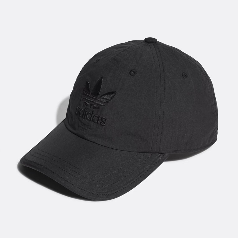 Topi Ads Adicolor Archive Cotton Nylon Baseball Cap Black HM1683 ORIGINAL