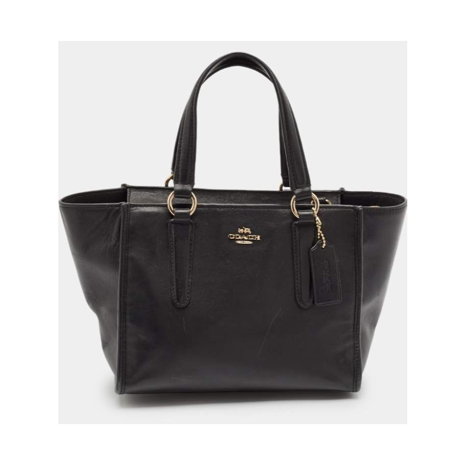 Coach Crosby Mini Carryall Black Leather Sling Bag