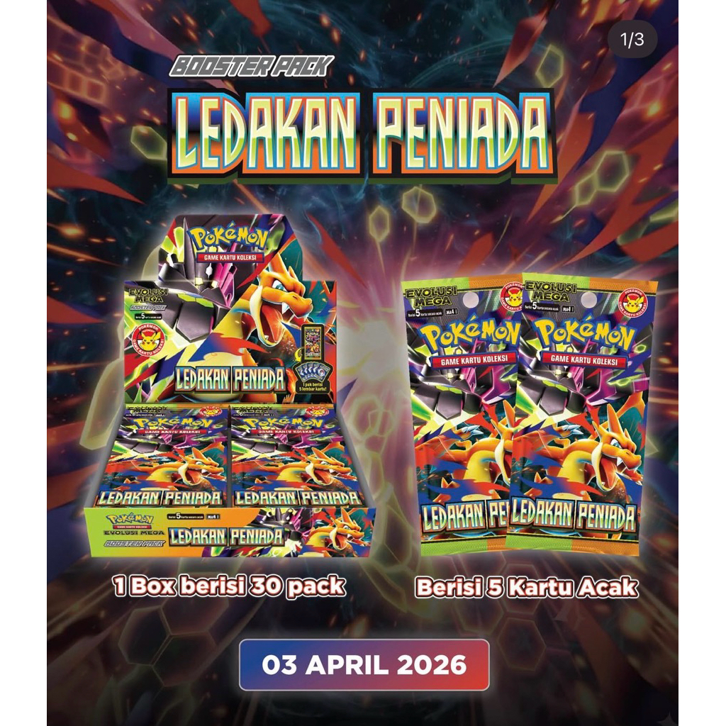 Ledakan Peniada - Booster Box Ledakan Peniada Pokemon TCG Indonesia