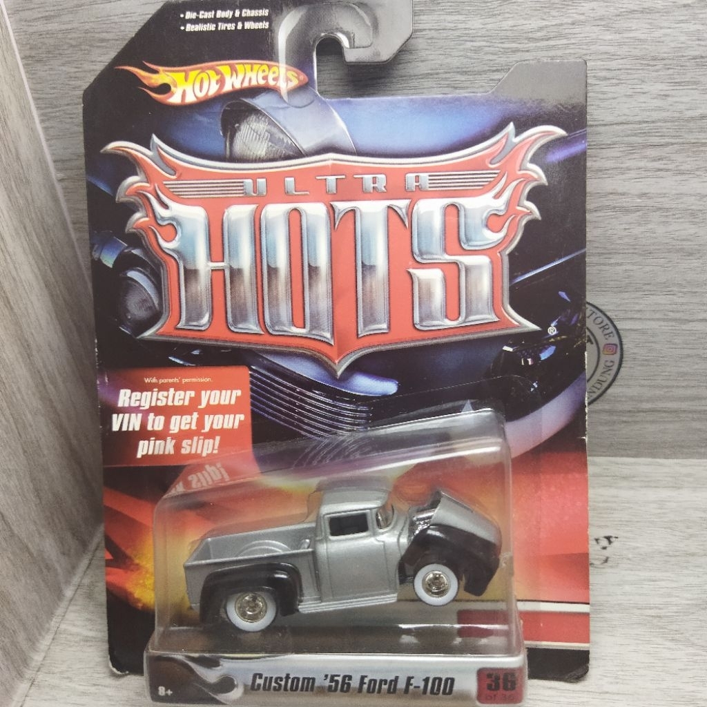 2007 hotwheels ultra hotCustom 56 ford f100