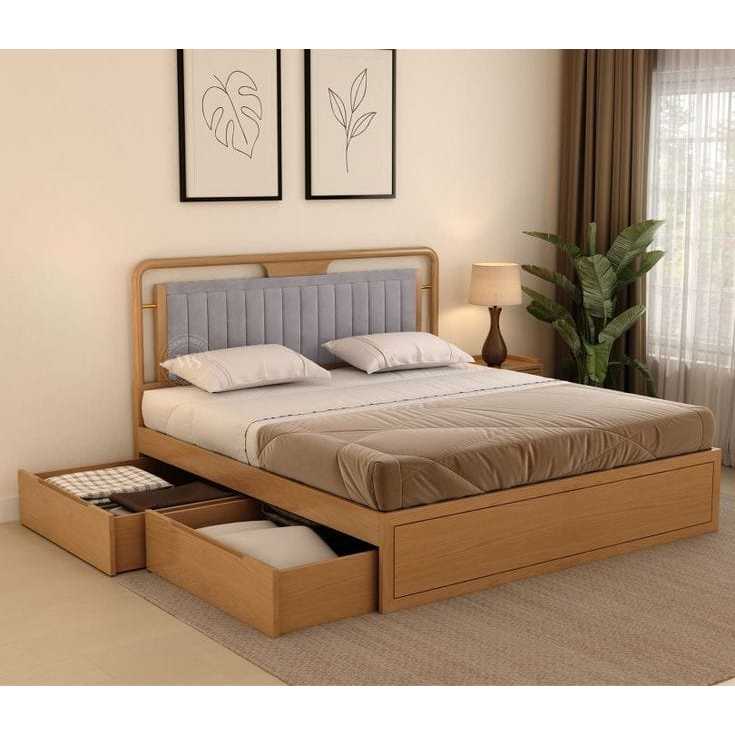 BED05. Tempat Tidur Laci Penyimpanan , Bed, Dipan ranjang jati Luxury Bahan Jati solid Jepara Dipan 