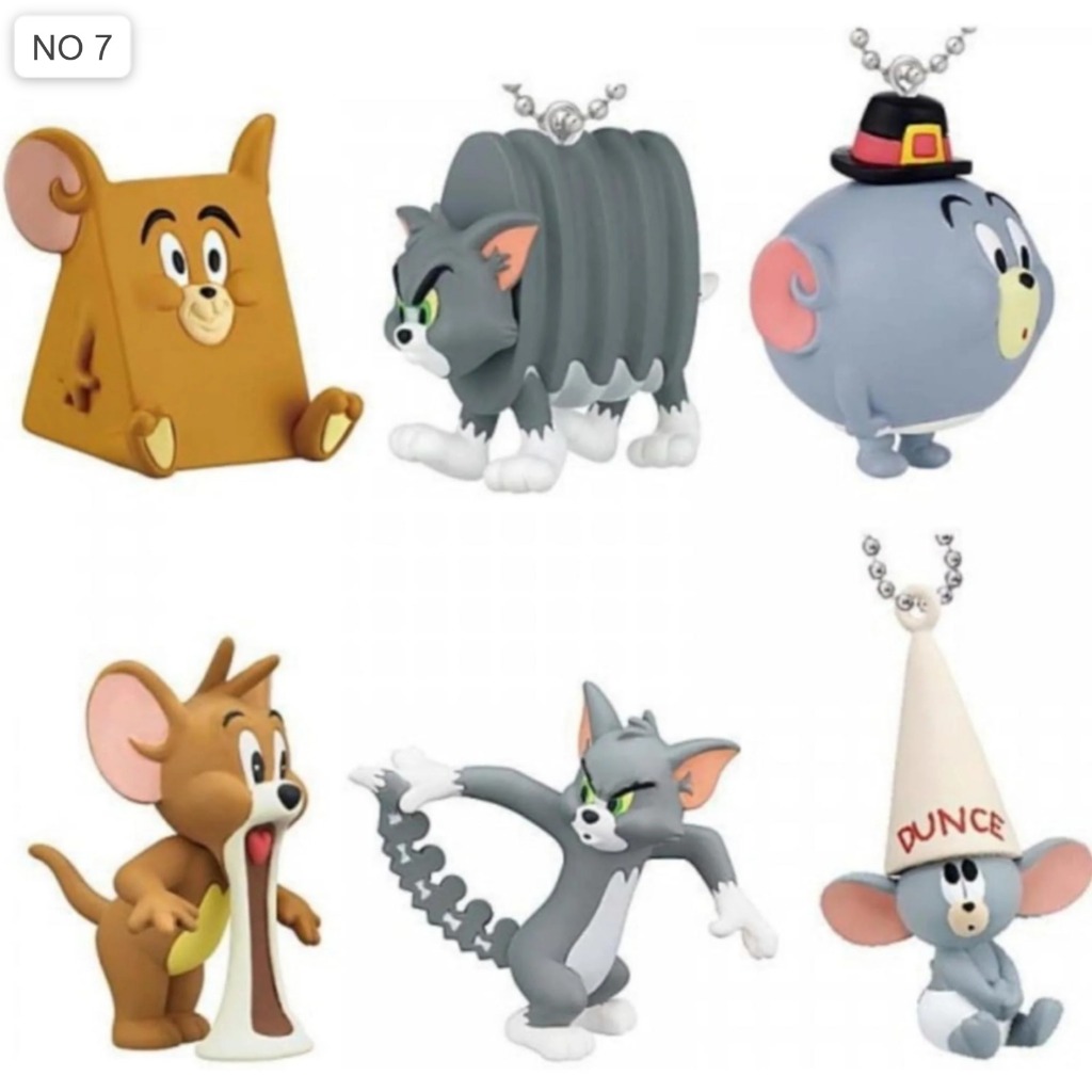 Tom and Jerry Funny Art Best Selection figure Complete of 6type Takara Tomy