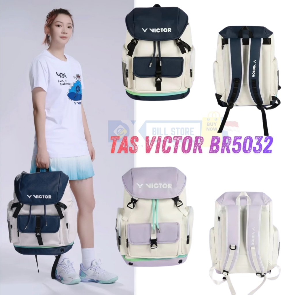 [EXBILL] Tas VICTOR BR5032 Terbaru tas badminton original ransel bulutangkis ada tempat khusus sepat