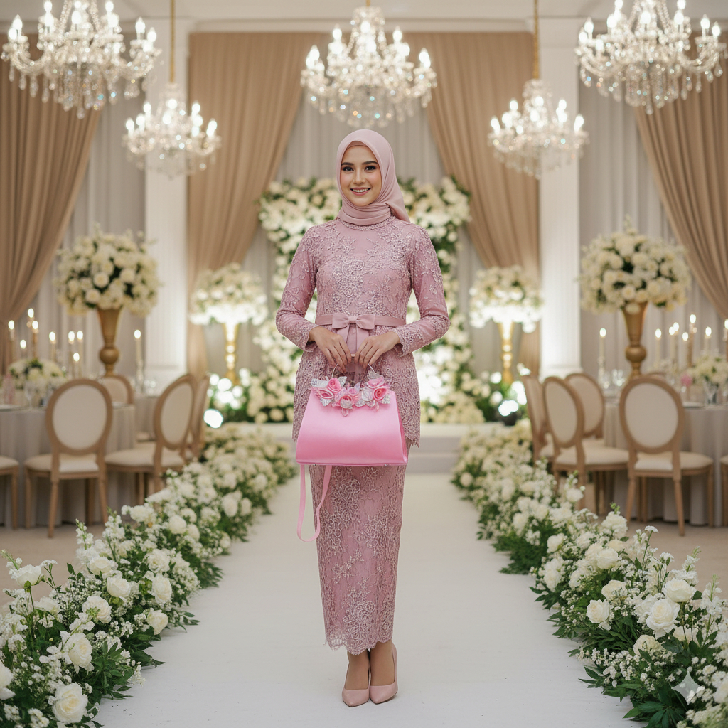 Tas Pesta Wanita Wardah Clutch Selempang – Tas Wisuda Kondangan Elegan Mewah Murah, Tas Wanita Forma