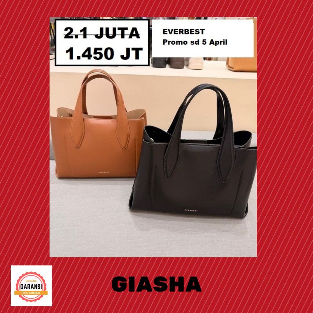 TAS Wanita EVERBEST ori 100% sale satchel bag seri GIASHA SALE