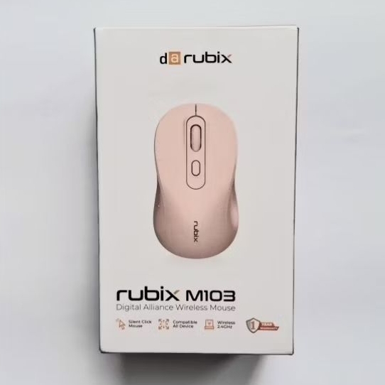 Mouse Wireless Digital Alliance Rubix M102 Pink