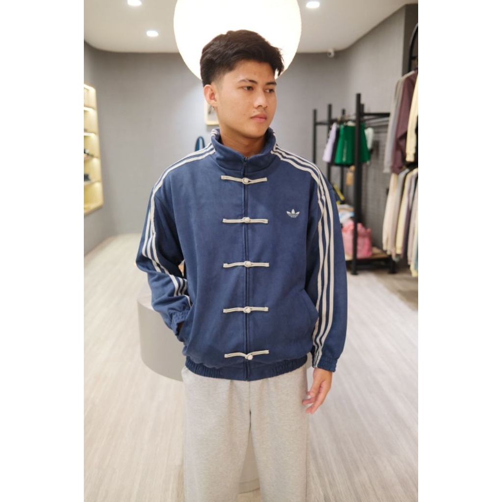 ADIDAS CHEONGSAM JACKET BLUE