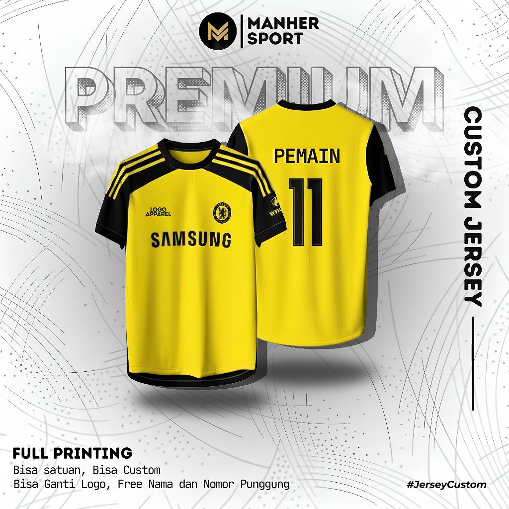 JERSEY KIPER CHELSEA 2013 2014 HOME FULL PRINTING PREMIUM