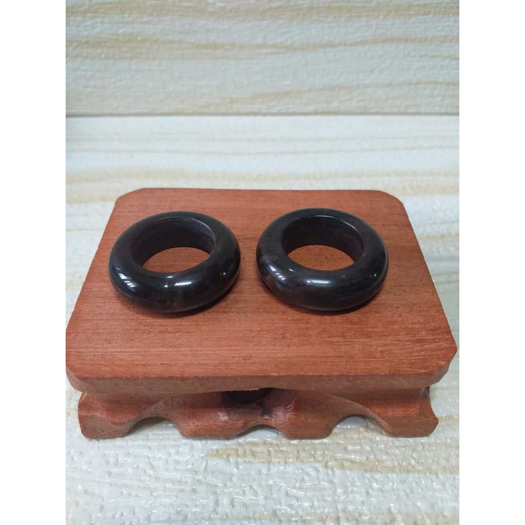Cincin / Liontin Batu Kecubung Api Model Tebal - Natural / Asli
