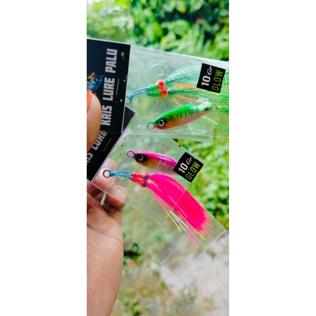 umpan pancing metal jig Glow 10 gr