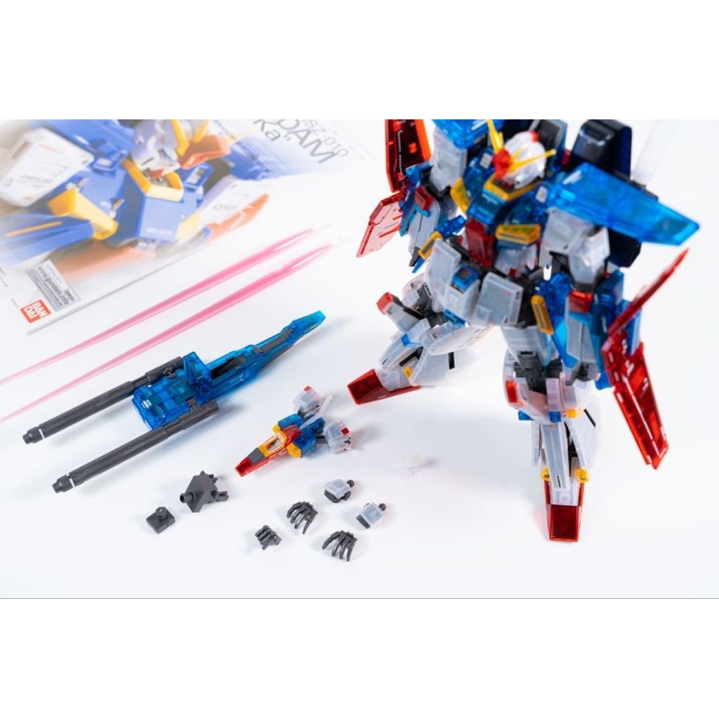 Bandai Pbandai MG ZZ ver ka Clear verka double zeta mechanichal core plating clear mechanicore bukan