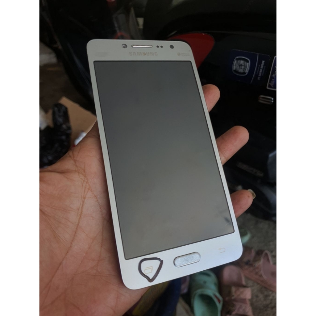 lcd tc samsung j2 prime ori copotan minus dikit