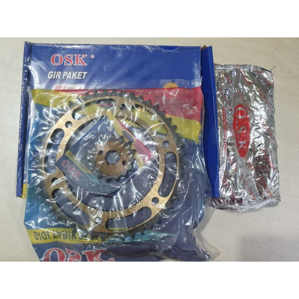 Gear Gir Set Rantai Rante Honda CRF150 CRF 150L 15T 49T 428 130 130L Trail CRF 150 L Baja Bakar Sepu