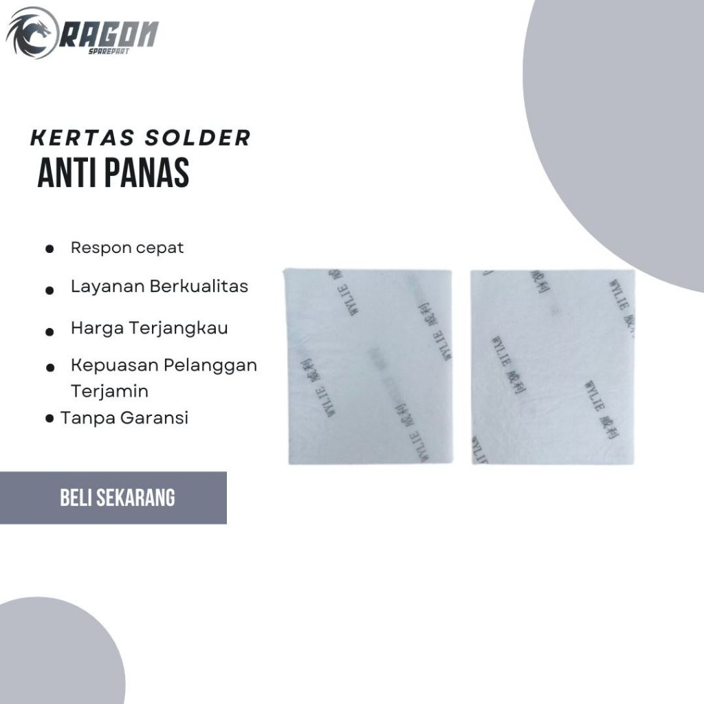 SOLDER KERTAS ANTI PANAS ORIGINAL