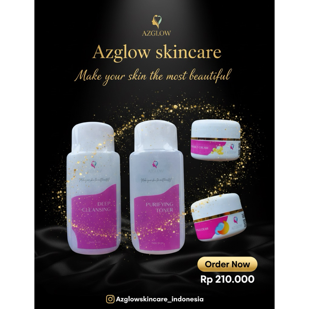Azglow skincare acne /white