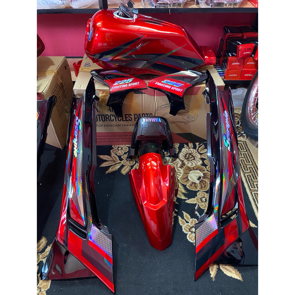 tangki/body fullset steko scorpio tangki kotak