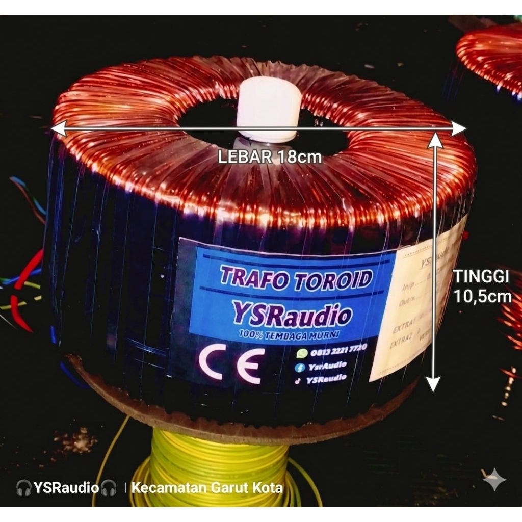 TRAFO TOROID/TRAFO DONAT 30amper 55vac CT