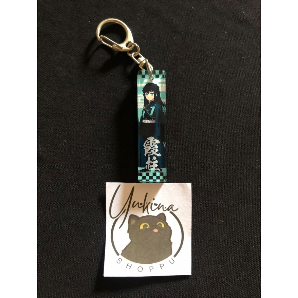 Official Merch Demon Slayer / Kimetsu no Yaiba - Muichiro Tokito - Acrylic Keychain / Gantungan Kunc