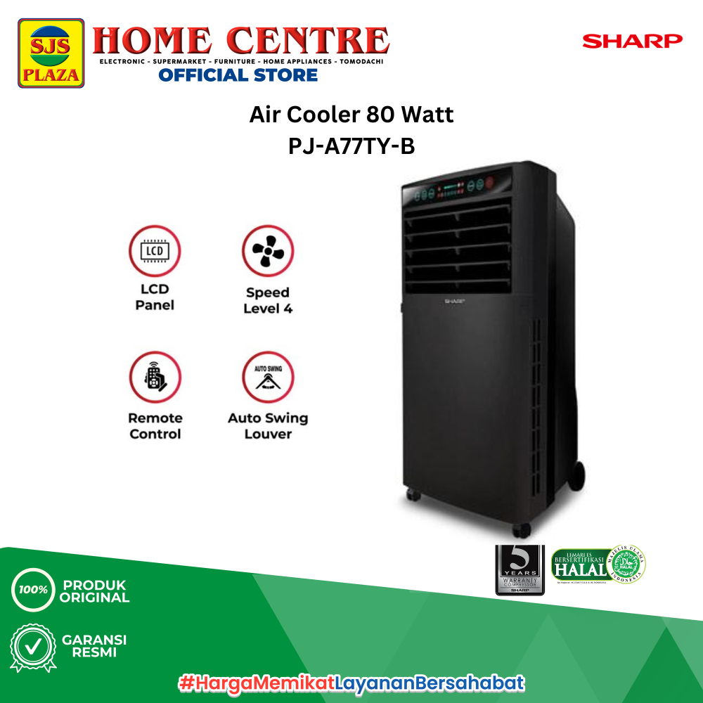 SHARP AIR COOLER PJ-A77TY-B