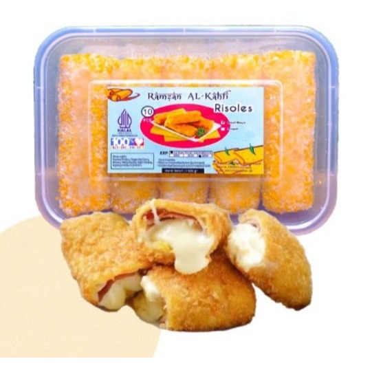 Cemilan Risoles Risol Smoked Beef Mayo Mayones isi 10 Ramzan Al-kahfi Praktis Tinggal Goreng Oleh-ol