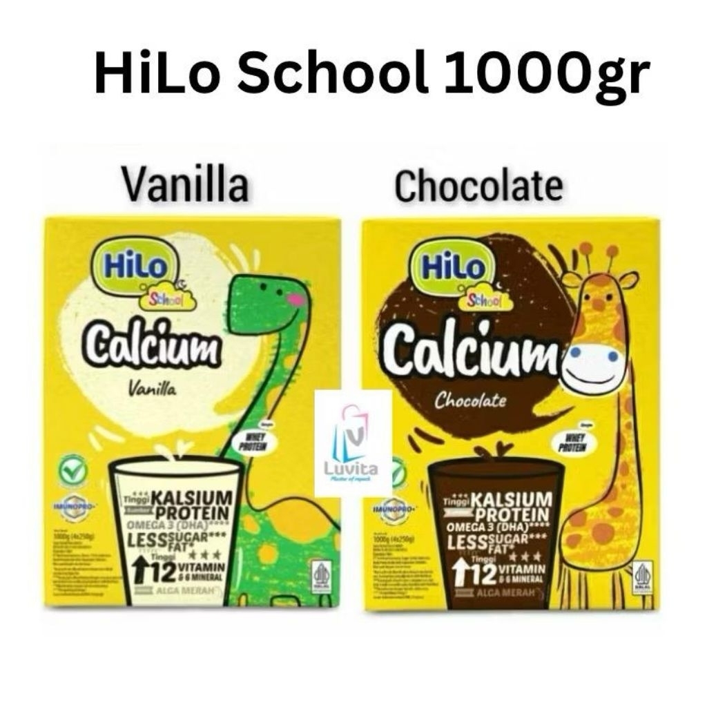 Hilo School coklat & vanila 1000gr