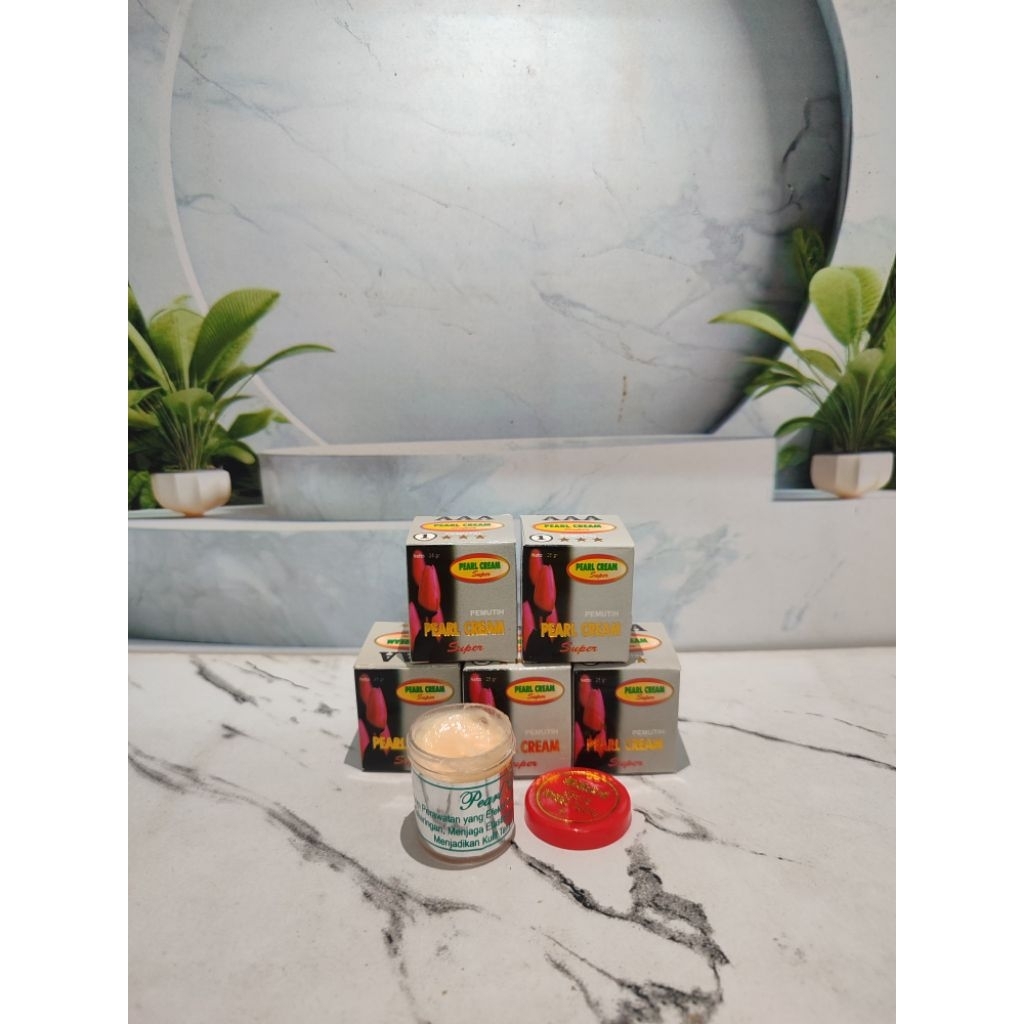5 pcs krim untuk perawatan wajah cream pearl super//krim pearl super AAA