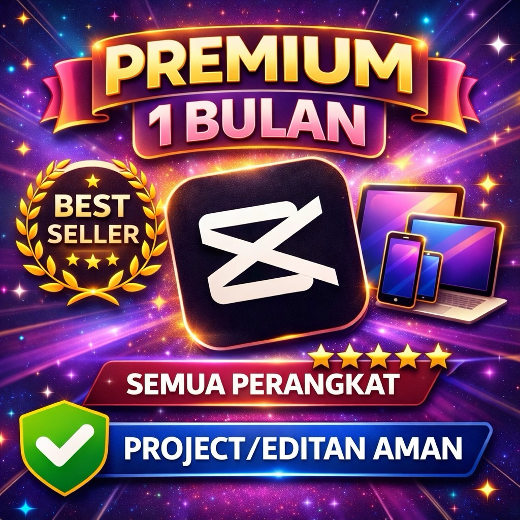 TEMPLATE CAPCUT PREMIUM 1 BULAN