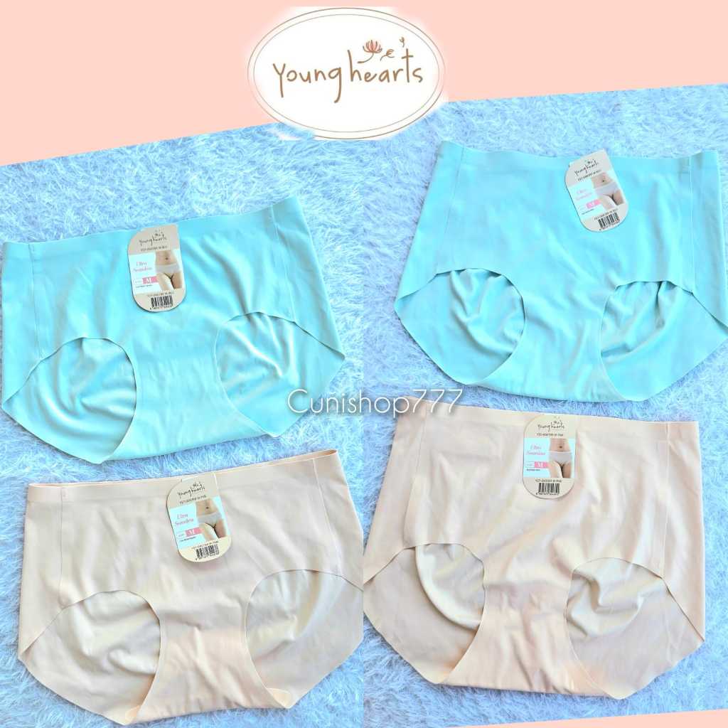 YOUNG HEARTS PANTY ULTRA SEAMLESS SIZE M L MIDI MAXI CELANA DALAM WANITA CD HEART 789 788