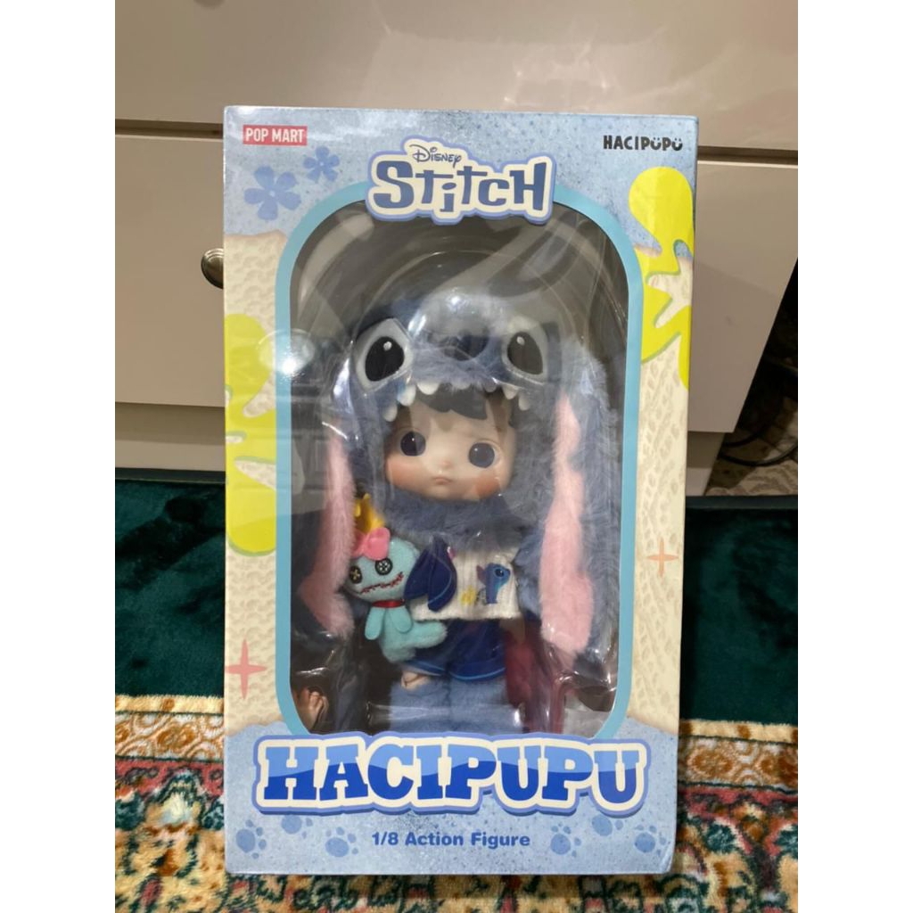 HACIPUPU STITCH ACTION FIGURE LIMITED LAST EDITION POP MART BNIB