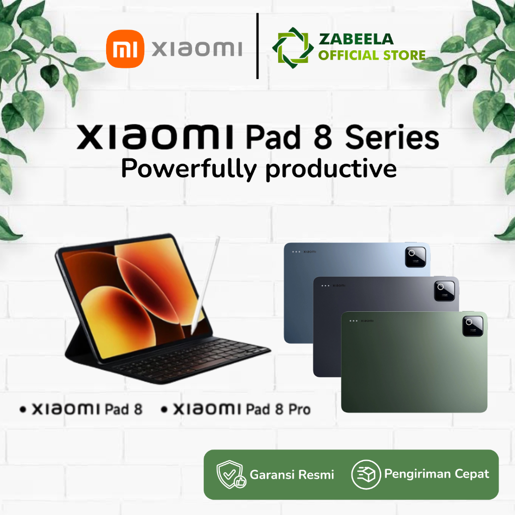 Xiaomi Pad 8 Series | Xiaomi Pad 8 Pro 8/256GB 12/512GB | Xiaomi Pad 8 8/256GB Garansi Resmi