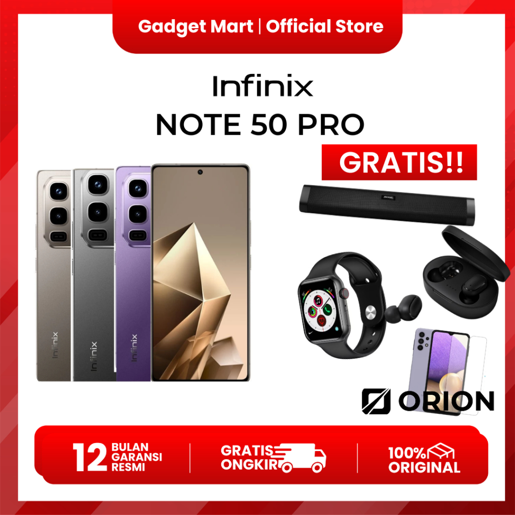 Infinix Note 50 Pro 8/256GB - Garansi Resmi
