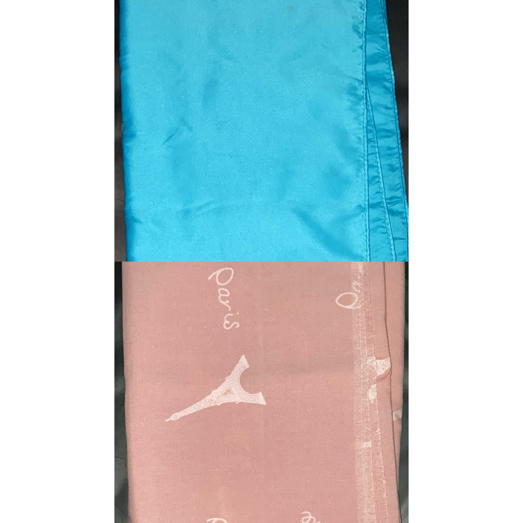 PRELOVED HIJAB PASHMINA SATIN DAN PASHMINA KAIN MOTIF