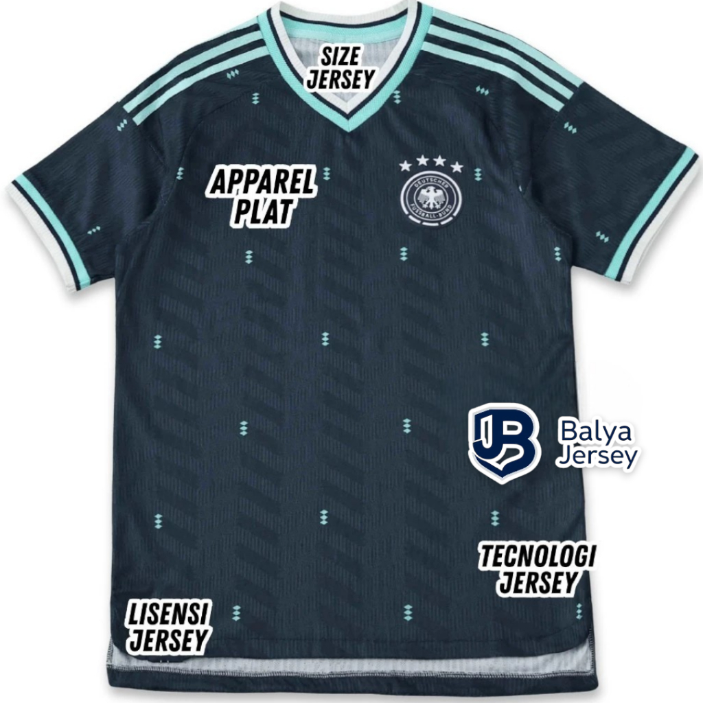 Player Issue Jersey Jerman Away 25 26 Baju Bola 2025 2026