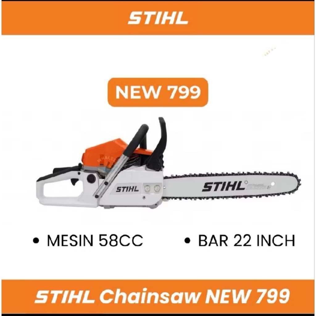chainsaw stihl 22 inch bar baja senso stihl bar laser mesin gergaji mini stihl