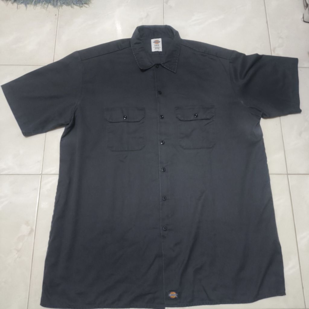 KEMEJA WORKSHIRT DICKIES CHARCOAL 2XL / 2XT
