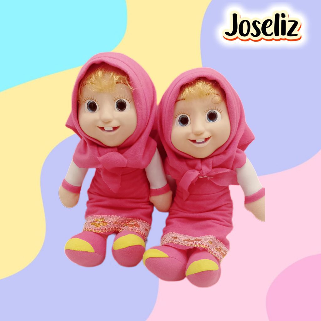 BONEKA MASHA AND THE BEAR MARSYA MARSHA MUKA KARET