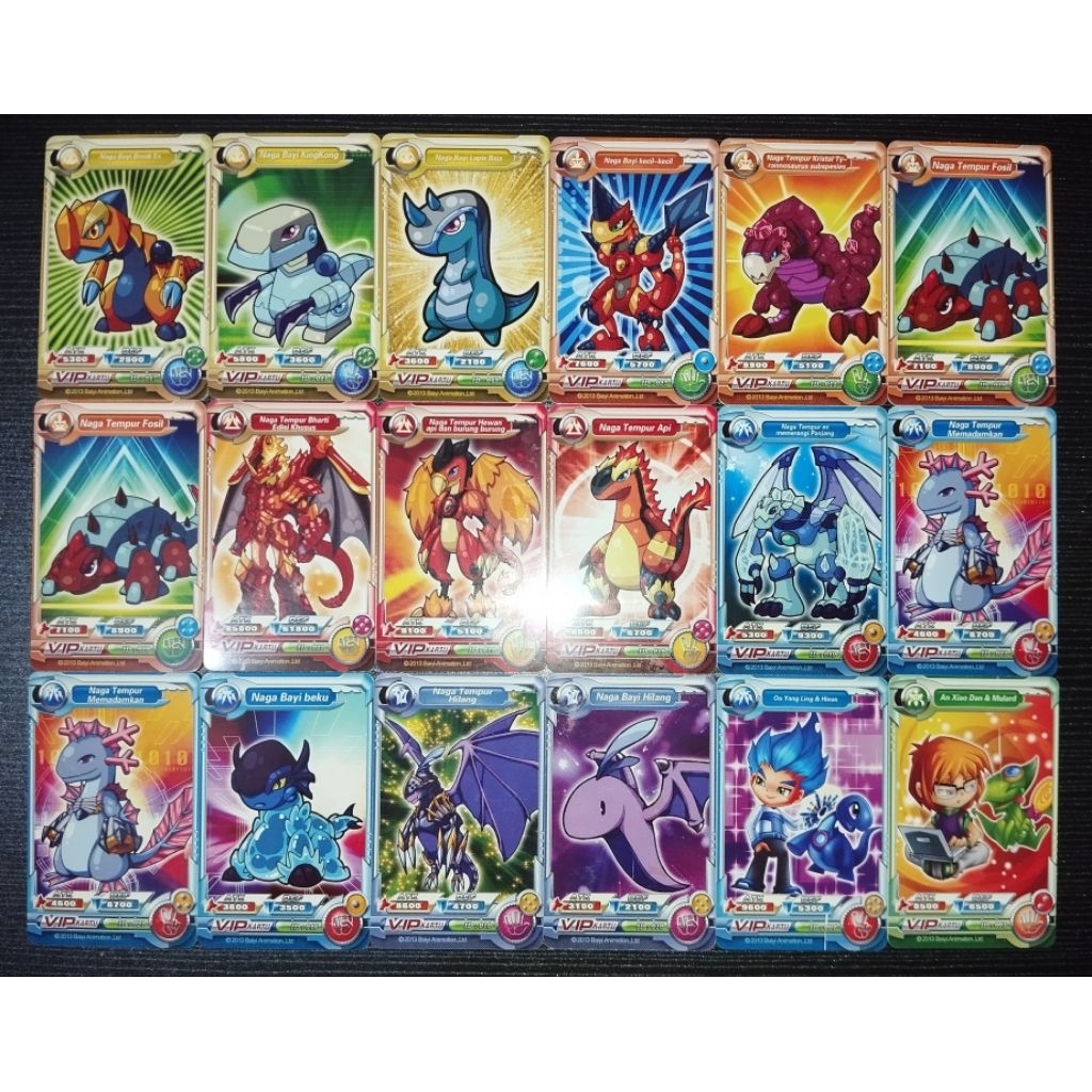 Kartu VIP Dragon Warrior Seri 8