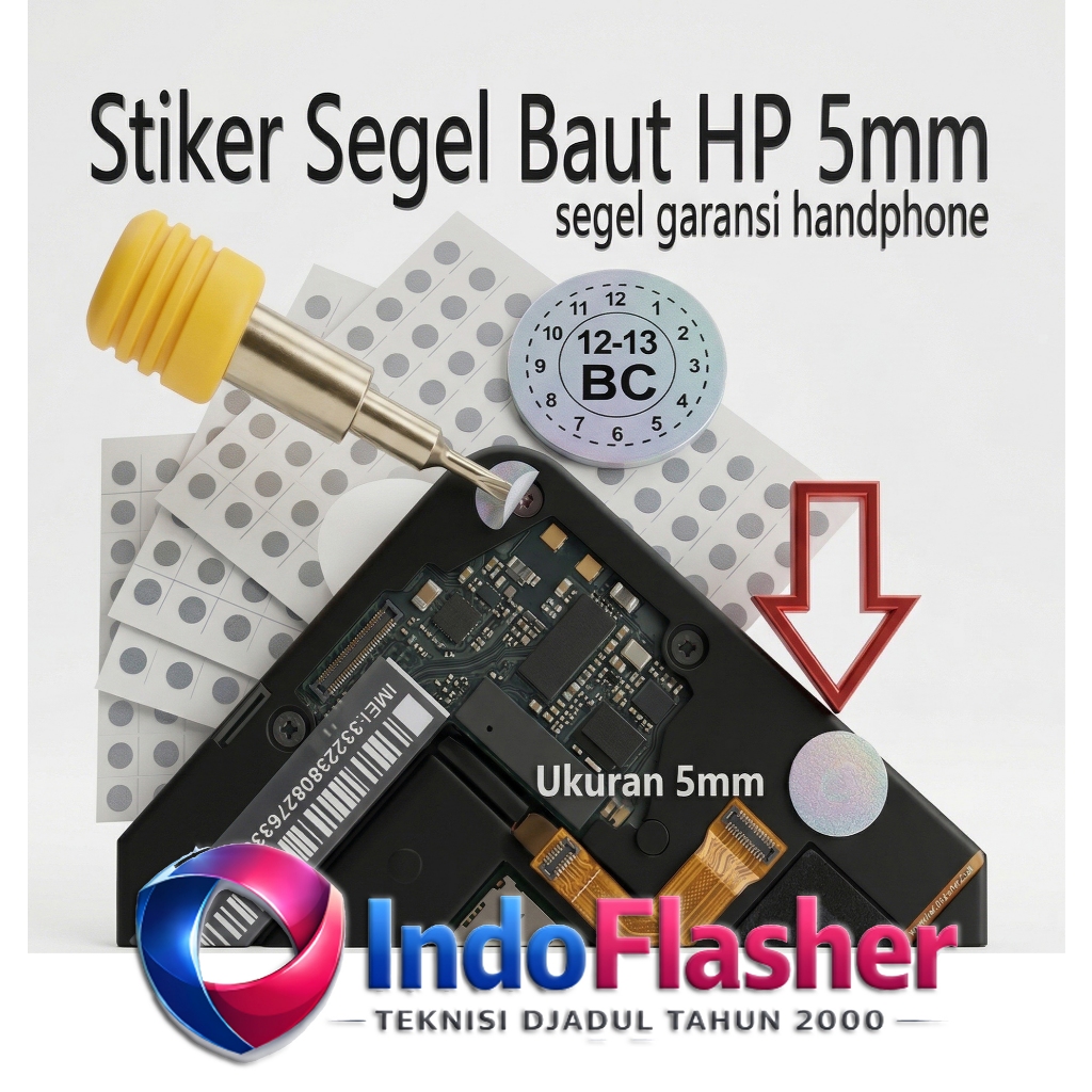 Segel Baut HP Stiker Segel Garansi Handphone Segel Garansi Pecah Telor - Segel Garansi