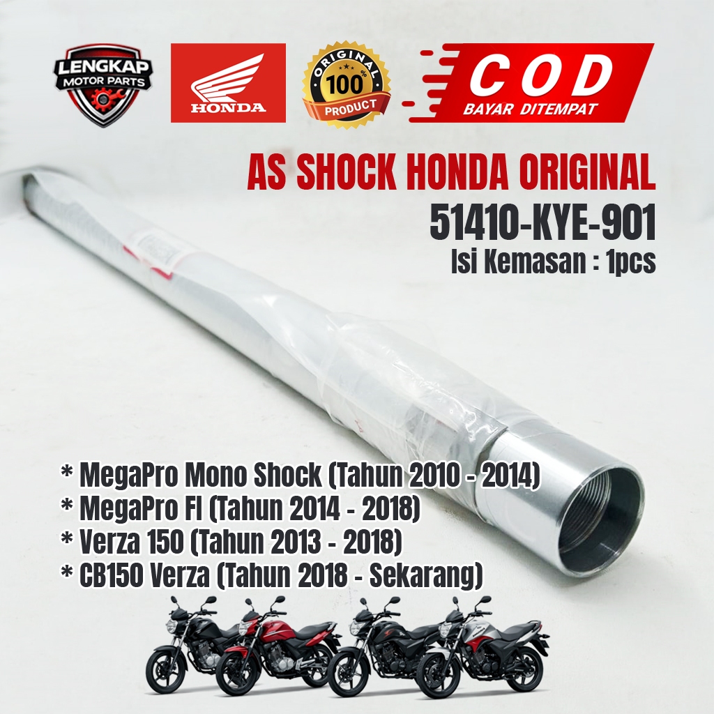 AS SHOCK KYE 51410-KYE-901 ORIGINAL HONDA MEGAPRO MONO SHOCK - MEGAPRO FI - VERZA 150 - CB150 VERZA