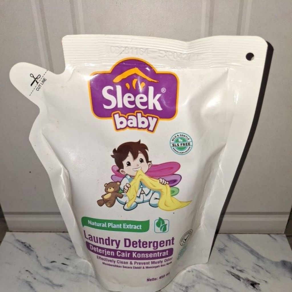 Sleek Laundry Deterjen 450ML deterjen bayi