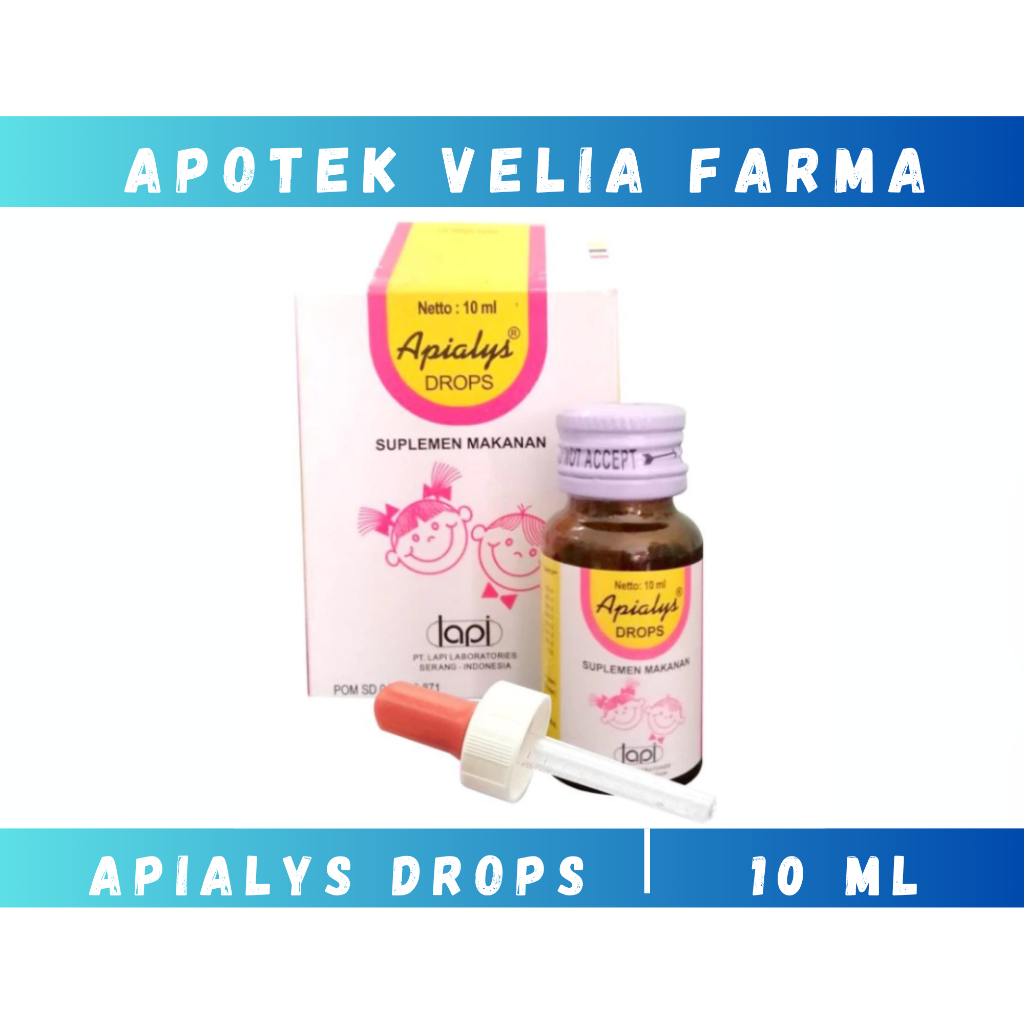 APIALYS DROP 10 ML Suplemen Bayi Dan Anak / Multivitamin Anak Untuk Penambah Nafsu Makan